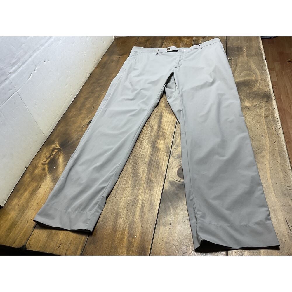 Zanella Noah Active Gray Trousers Men 38x30 Made in Italy Stretch Pants Altered